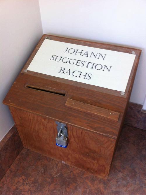 Suggestion Bach